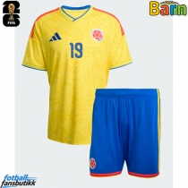 Colombia Rafael Santos Borre #19 Hjemmedraktsett Barn EM 2024 Kortermet (+ Korte bukser)